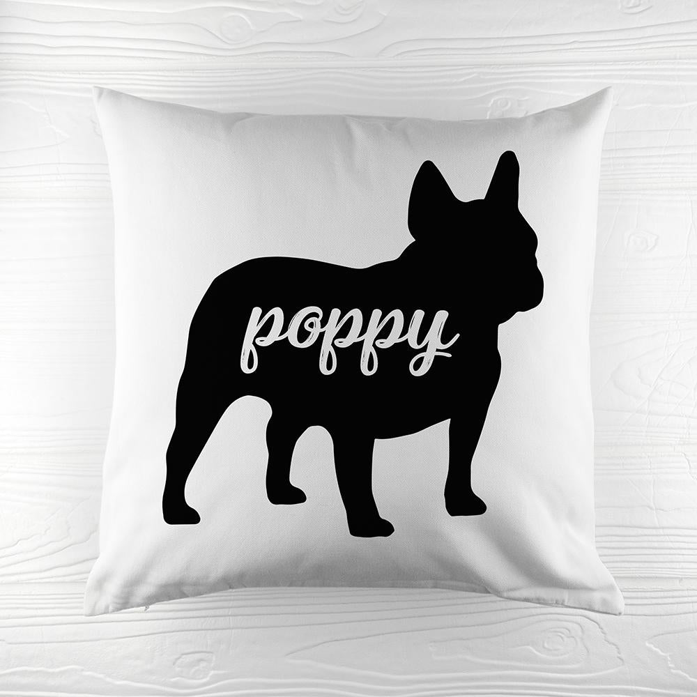 Personalised French Bulldog cushion cover By Sweetlea Gifts