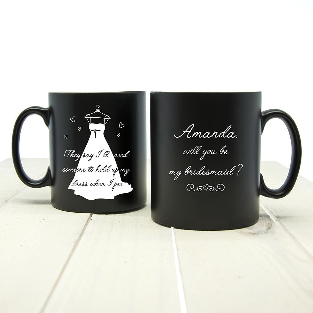 Help Me Personalised Bridesmaid Proposal Mug-Personalised Gift By Sweetlea Gifts