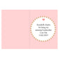 Displaying personalised text inside best godmother ever card By Sweetlea Gifts