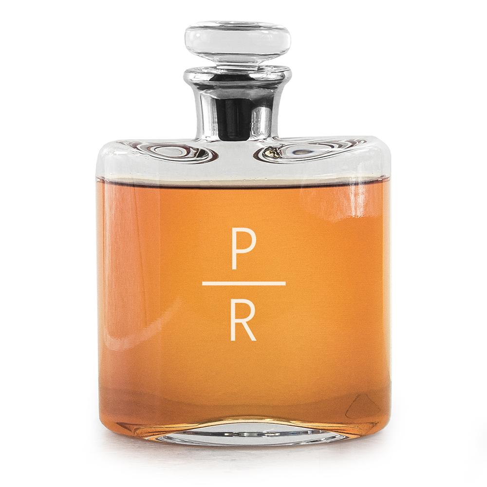LSA Monogrammed Platinum Necked Decanter-Personalised Gift By Sweetlea Gifts