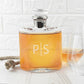 LSA Monogrammed Platinum Necked Decanter-Personalised Gift By Sweetlea Gifts