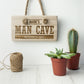 MAN CAVE - Personalised wooden Man Cave or Shed Sign.-Personalised Gift By Sweetlea Gifts