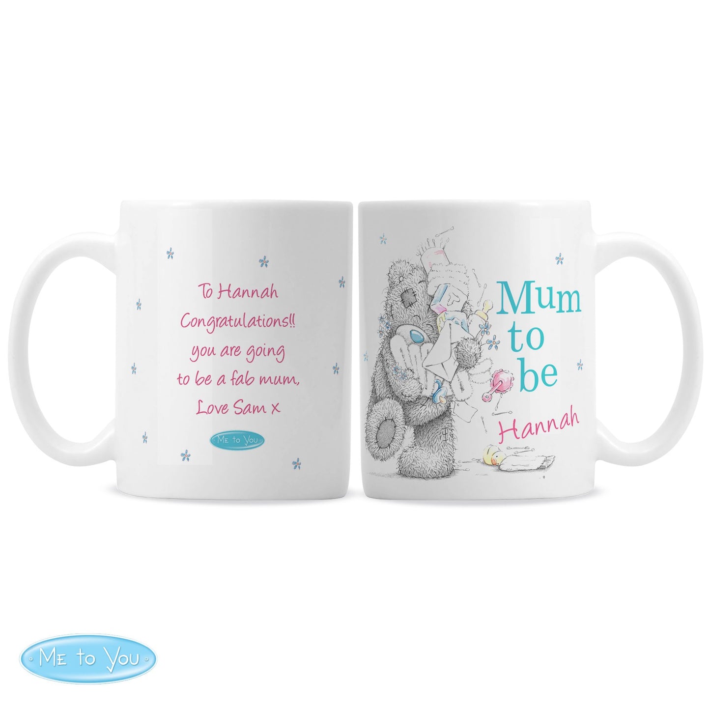 Me to You Mum to Be Personalised Mug-Personalised Gift By Sweetlea Gifts