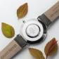 Men's Modern-Vintage Personalised Leather Watch In Ash-Personalised Gift By Sweetlea Gifts
