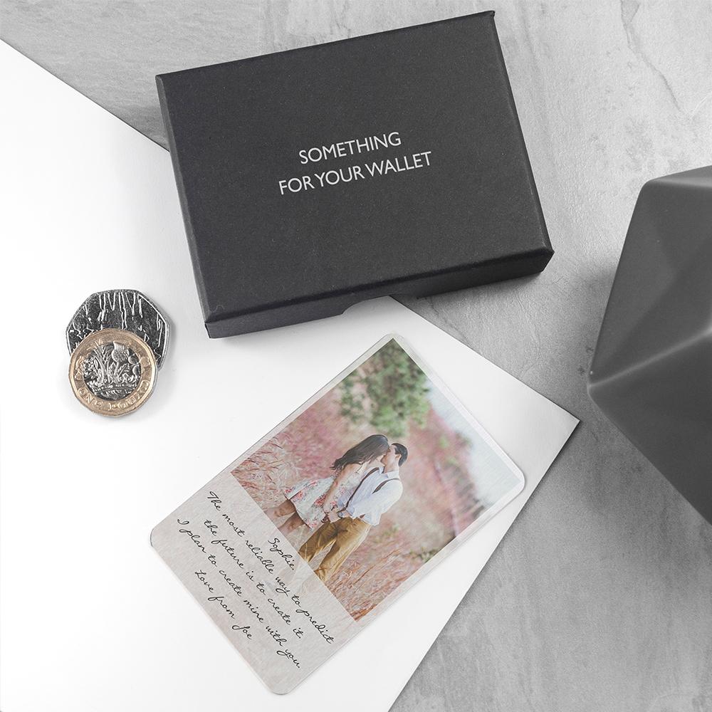 Moment in Time Metal Wallet Keepsake-Personalised Gift By Sweetlea Gifts