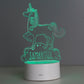 Personalised Unicorn colour changing LED night light