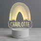 Personalised colour changing LED night light