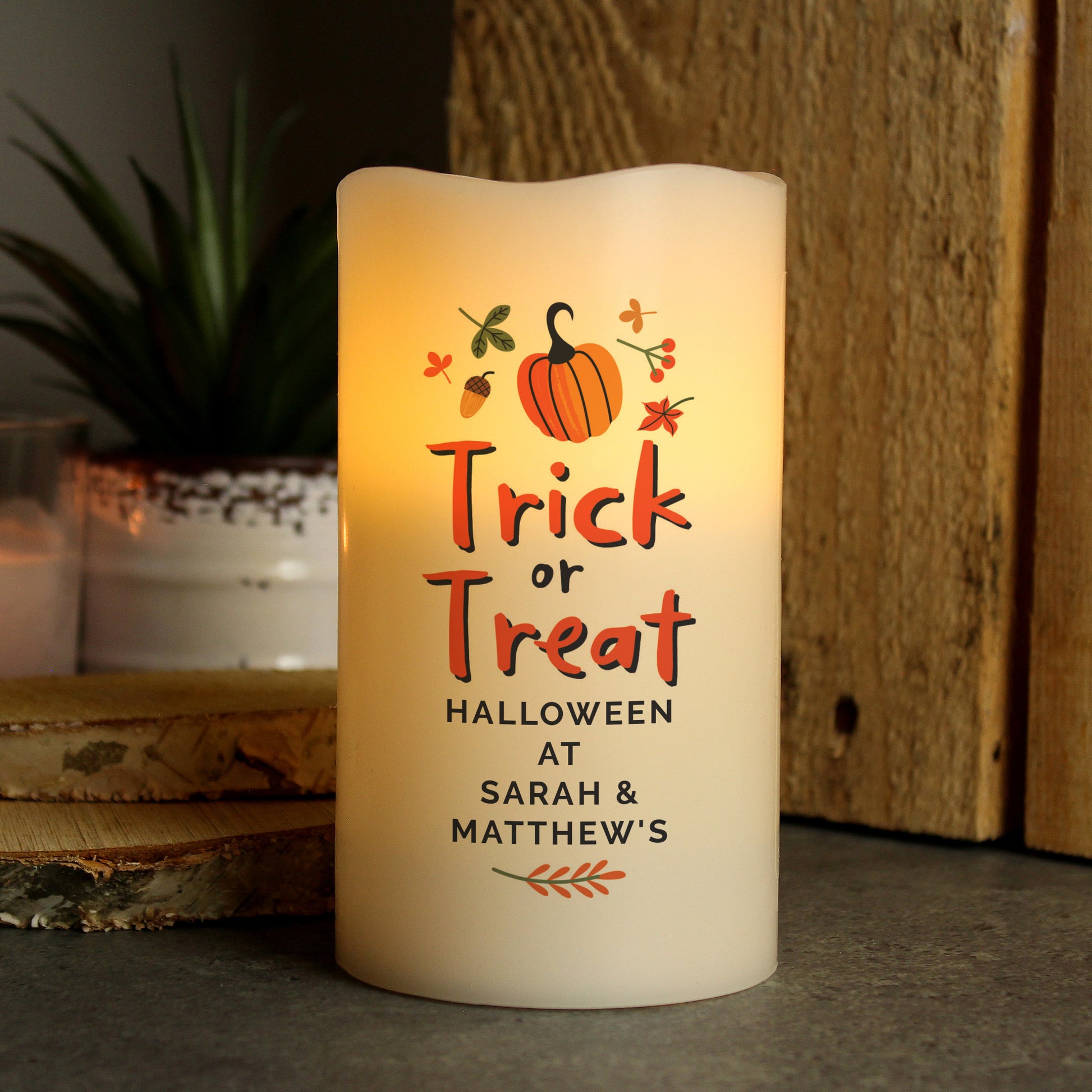 Trick or Treat LED Candle