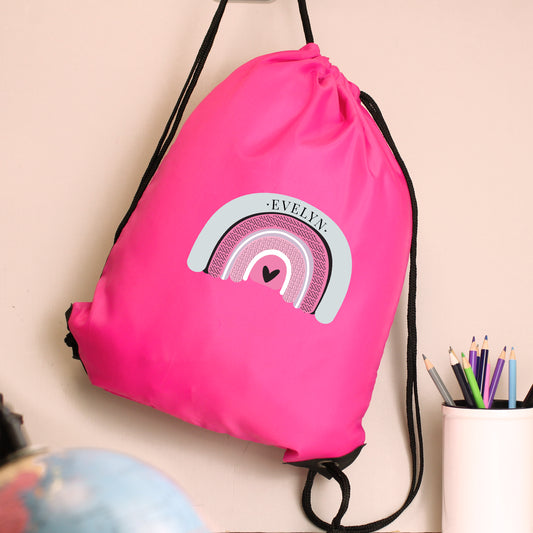 Rainbow Pink Kit Bag Personalised