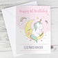 Personalised Baby Unicorn Card-Personalised Gift By Sweetlea Gifts