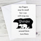 Personalised Fingers may be small Card-Personalised Gift By Sweetlea Gifts