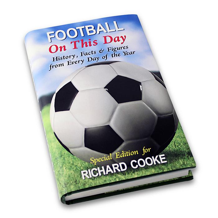 Personalised Football On This Day Book-Personalised Gift By Sweetlea Gifts