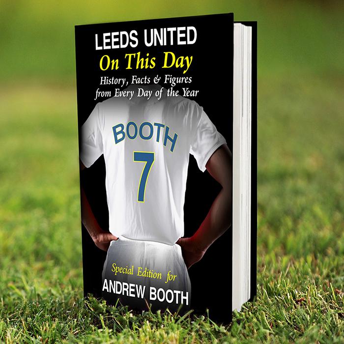 Personalised Leeds United on this Day Book-Personalised Gift By Sweetlea Gifts