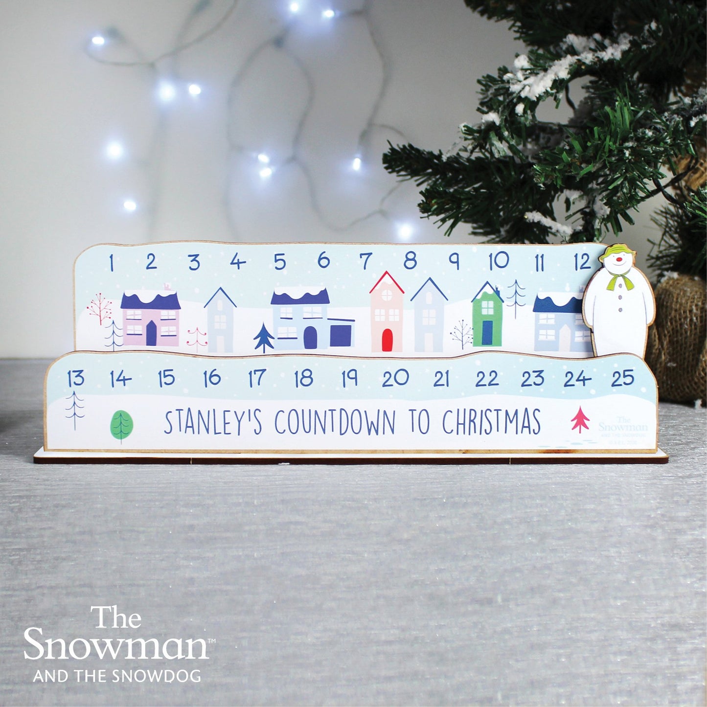 Personalised Make Your Own The Snowman Christmas Advent Countdown Kit By Sweetlea Gifts