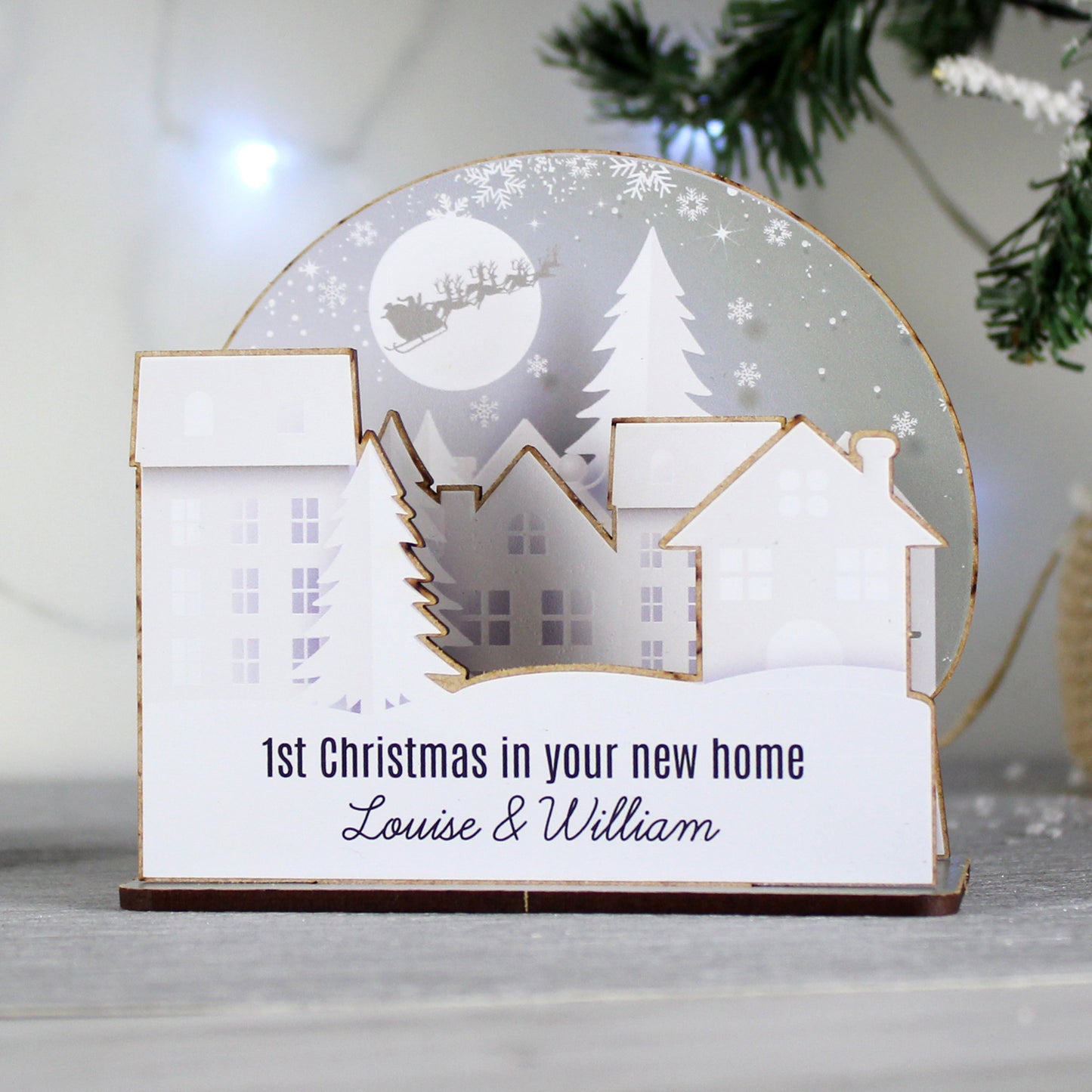 Personalised Make Your Own Town 3D Decoration Kit By Sweetlea Gifts