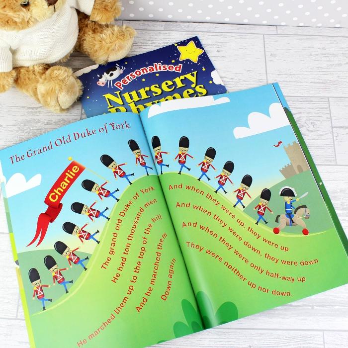 Personalised Nursery Rhyme Book-Personalised Gift By Sweetlea Gifts