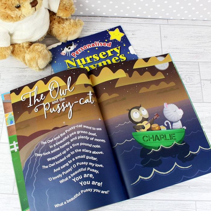 Personalised Nursery Rhyme Book-Personalised Gift By Sweetlea Gifts