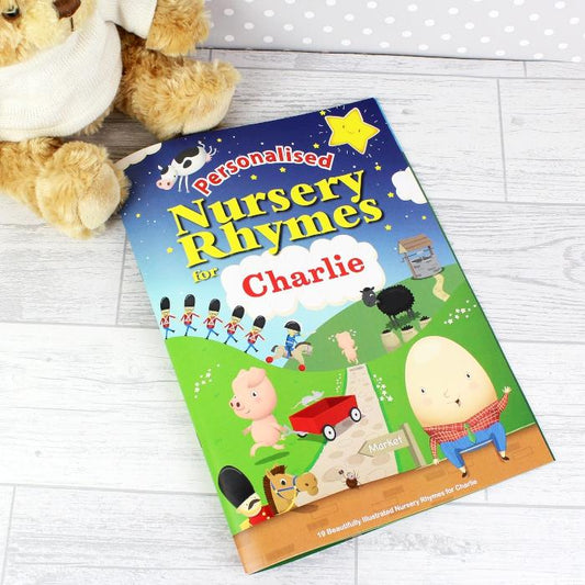 Personalised Nursery Rhyme Book-Personalised Gift By Sweetlea Gifts