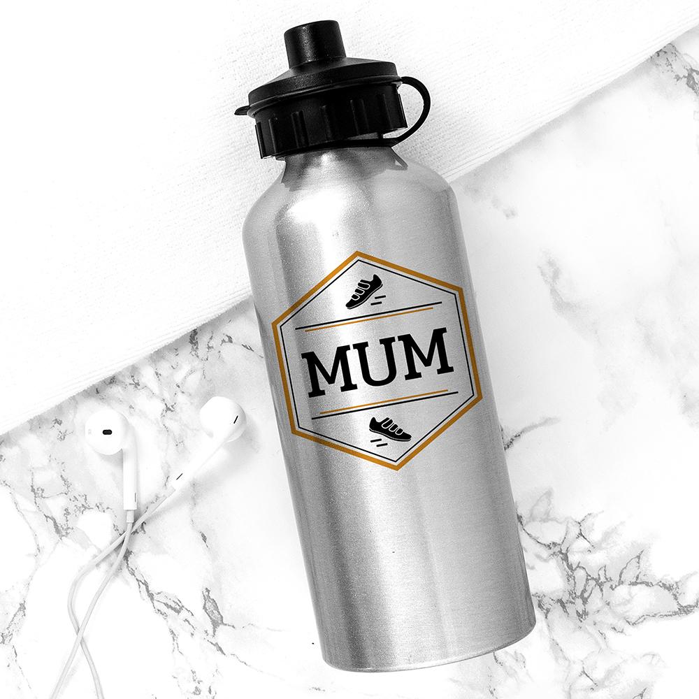 Personalised Silver Water Bottle-Personalised Gift By Sweetlea Gifts