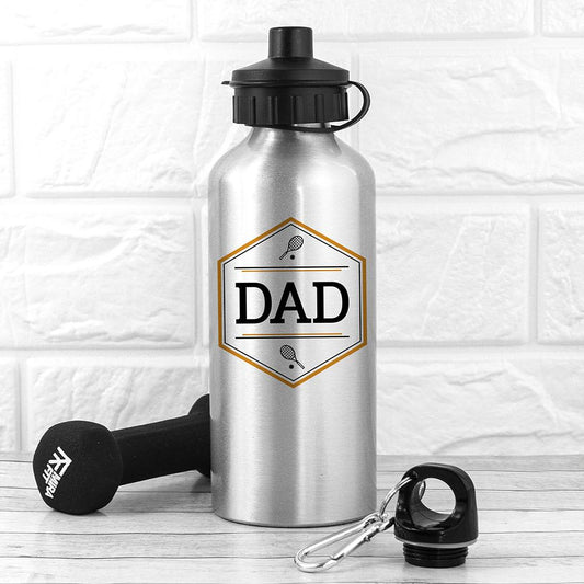 Personalised Silver Water Bottle-Personalised Gift By Sweetlea Gifts