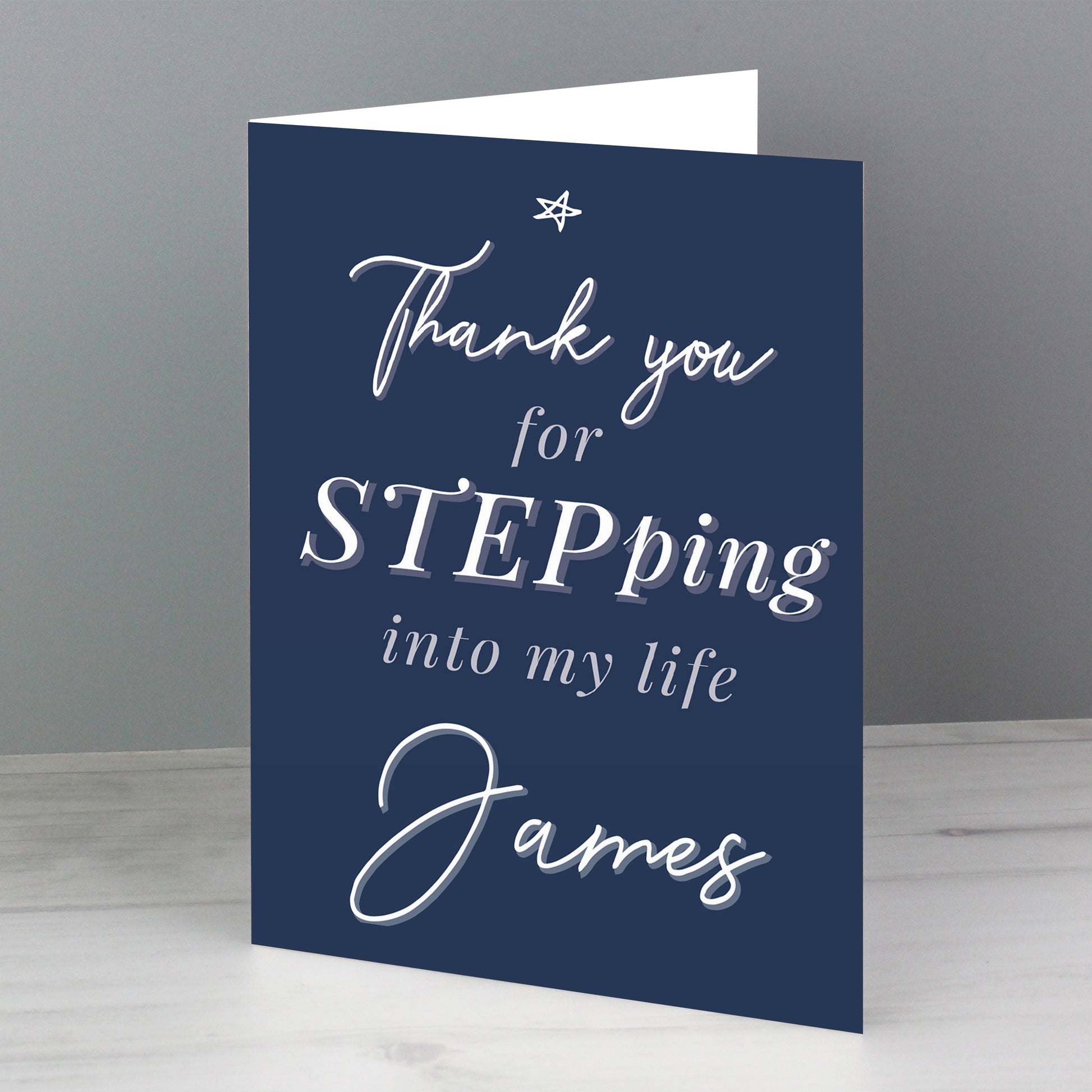 Personalised Stepdad Card By Sweetlea Gifts