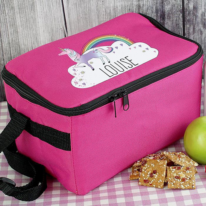 Personalised Unicorn Lunch Bag-Personalised Gift By Sweetlea Gifts