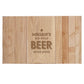 Personalised wooden sofa tray - Beer goes here-Personalised Gift By Sweetlea Gifts