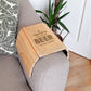 Personalised wooden sofa tray - Beer goes here-Personalised Gift By Sweetlea Gifts