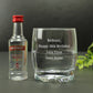 Personalised tumbler and vodka miniature gift set