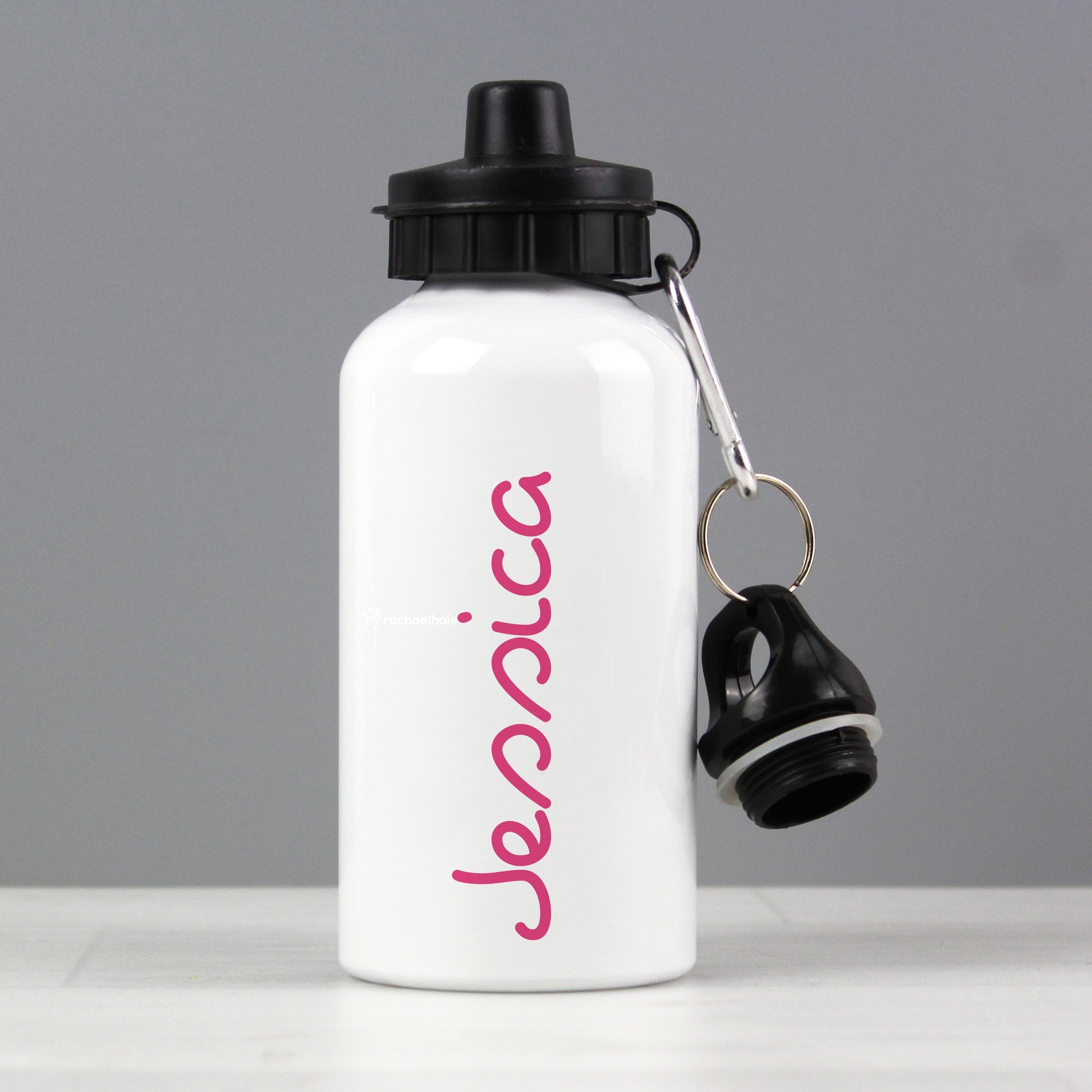 Pink name personalised Drinks bottle-Personalised Gift By Sweetlea Gifts