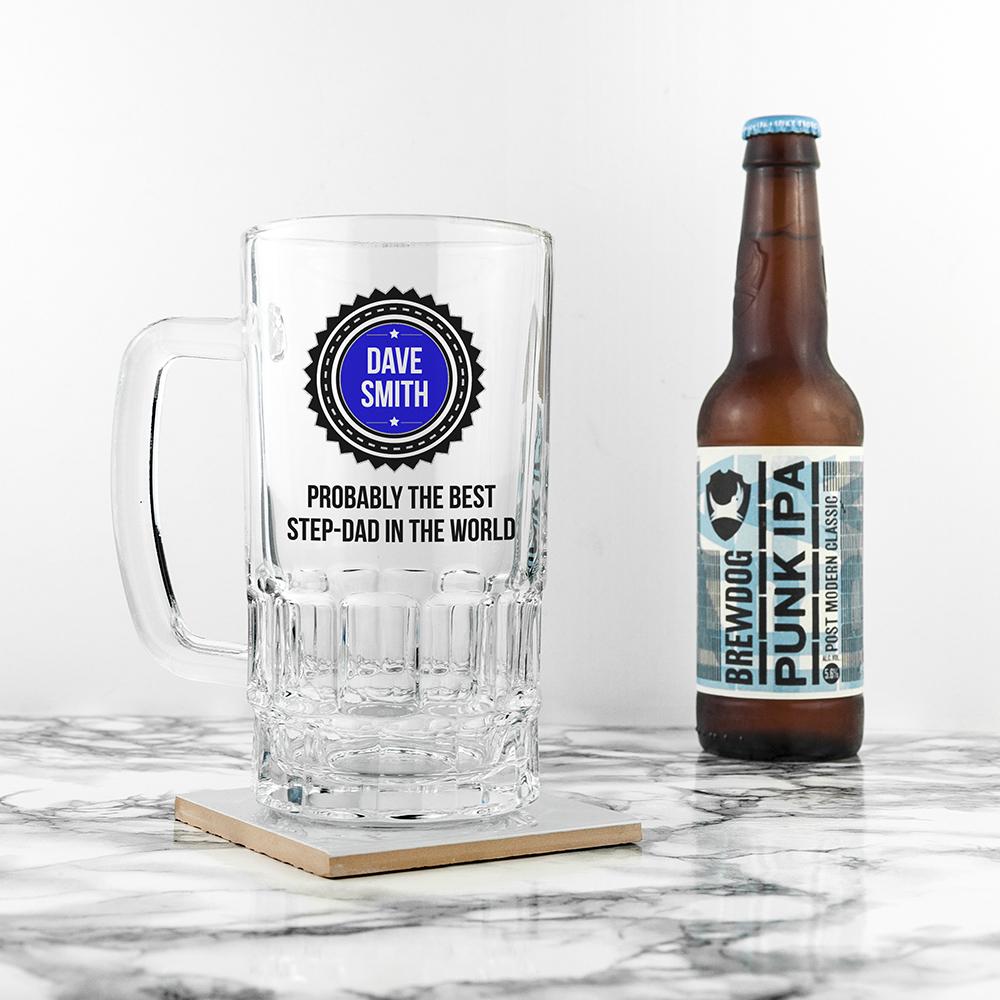 Probably The Best Step Dad In The World Personalised Tankard-Personalised Gift By Sweetlea Gifts