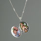 Sterling Silver Personalised Oval Locket Necklace-Personalised Gift By Sweetlea Gifts
