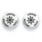 Harry Potter Silver Plated Earring Set Slytherin