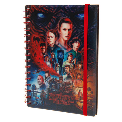 Stranger Things 4 3D Notebook Vecna