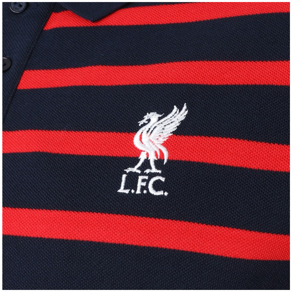 Liverpool FC Stripe Polo Mens Large