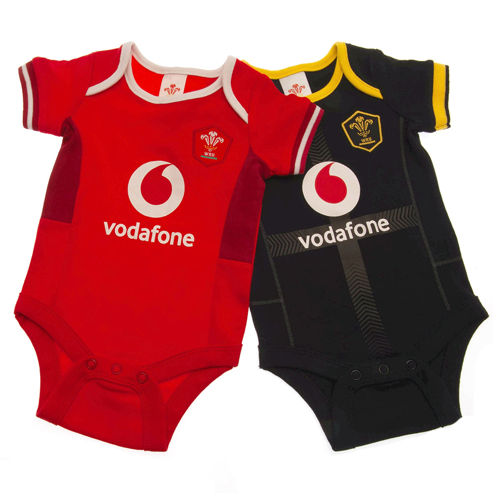 Wales RU 2 Pack Bodysuit 12/18 mths SP