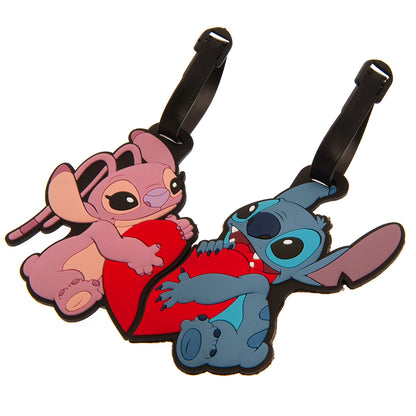 Lilo and Stitch Luggage Tags Hearts