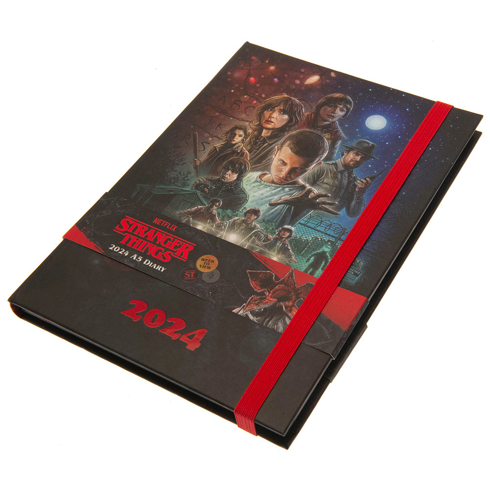 Stranger Things A5 Diary 2024