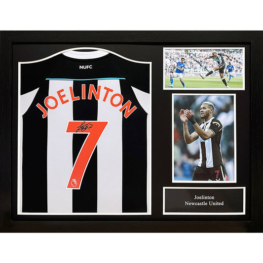 Newcastle United FC Joelinton Signed Shirt (Framed)