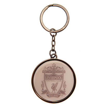 Liverpool FC Glass Crest Keyring