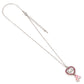 Barbie Silver Plated Heart & Roller Skate Necklace