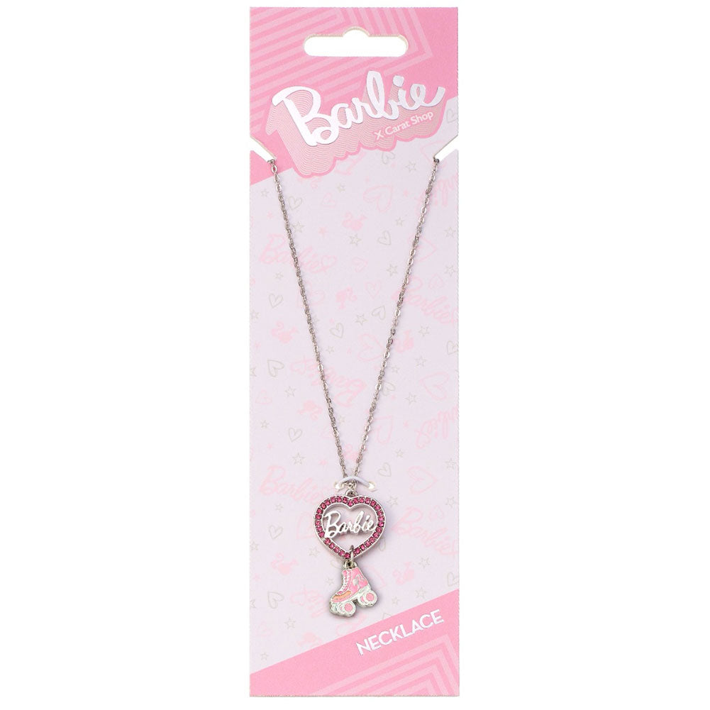 Silver barbie necklace outlet