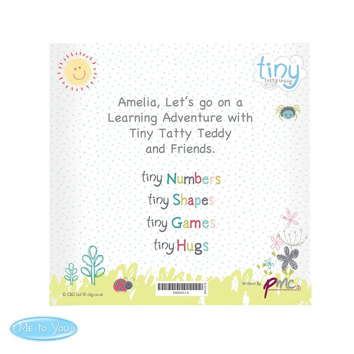 Tiny Tatty Teddy Personalised Learning Adventure Book-Personalised Gift By Sweetlea Gifts