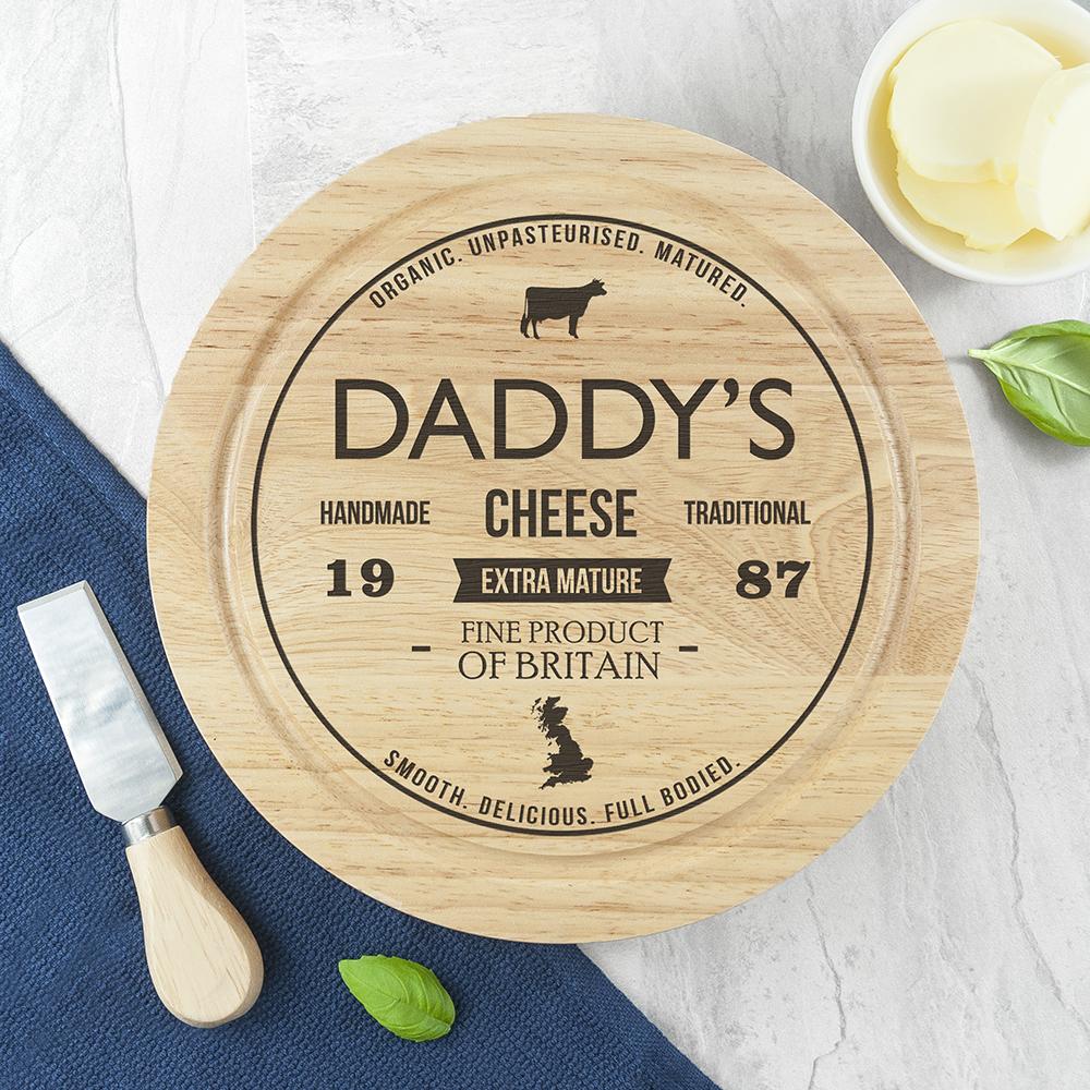Traditional Brand Personalised Cheese Board Set-Personalised Gift By Sweetlea Gifts