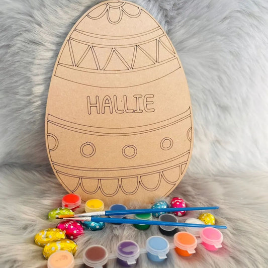 Personalised paint your own Easter egg