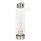 Rose Quartz Purifying Glass Water Bottle